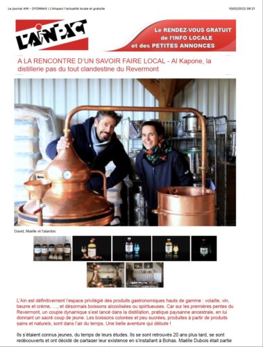 Le journal AIN - OYONNAX | L'Ainpact l'actualité locale et gratuite